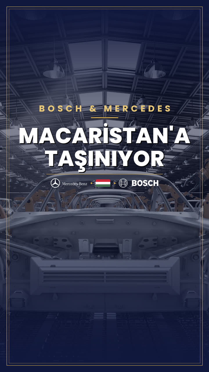 Bosch ve Mercedes Macaristan'a Taşınıyor — video kapağı